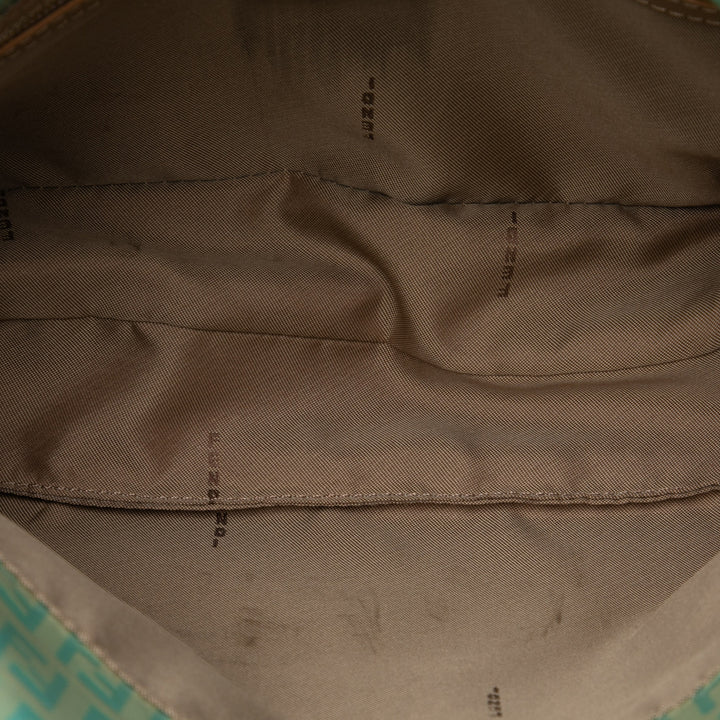 Fendi Zucchino Cristal Double rabat Sac Tissu