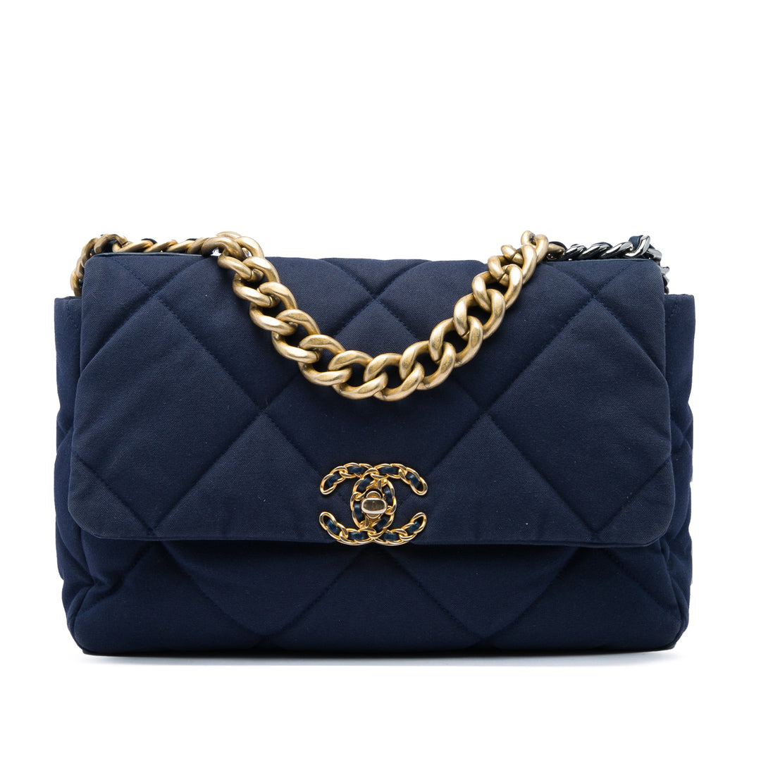 Chanel 19 à rabat Grand Bleu – vue principale – GABY PARIS