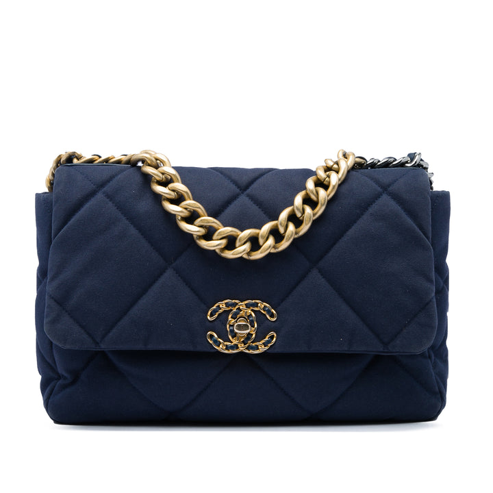 Chanel 19 à rabat Grand Bleu – vue principale – GABY PARIS
