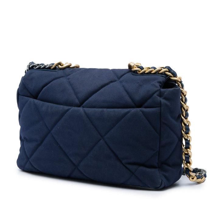 Chanel 19 à rabat Grand Bleu – vue 2 – GABY PARIS