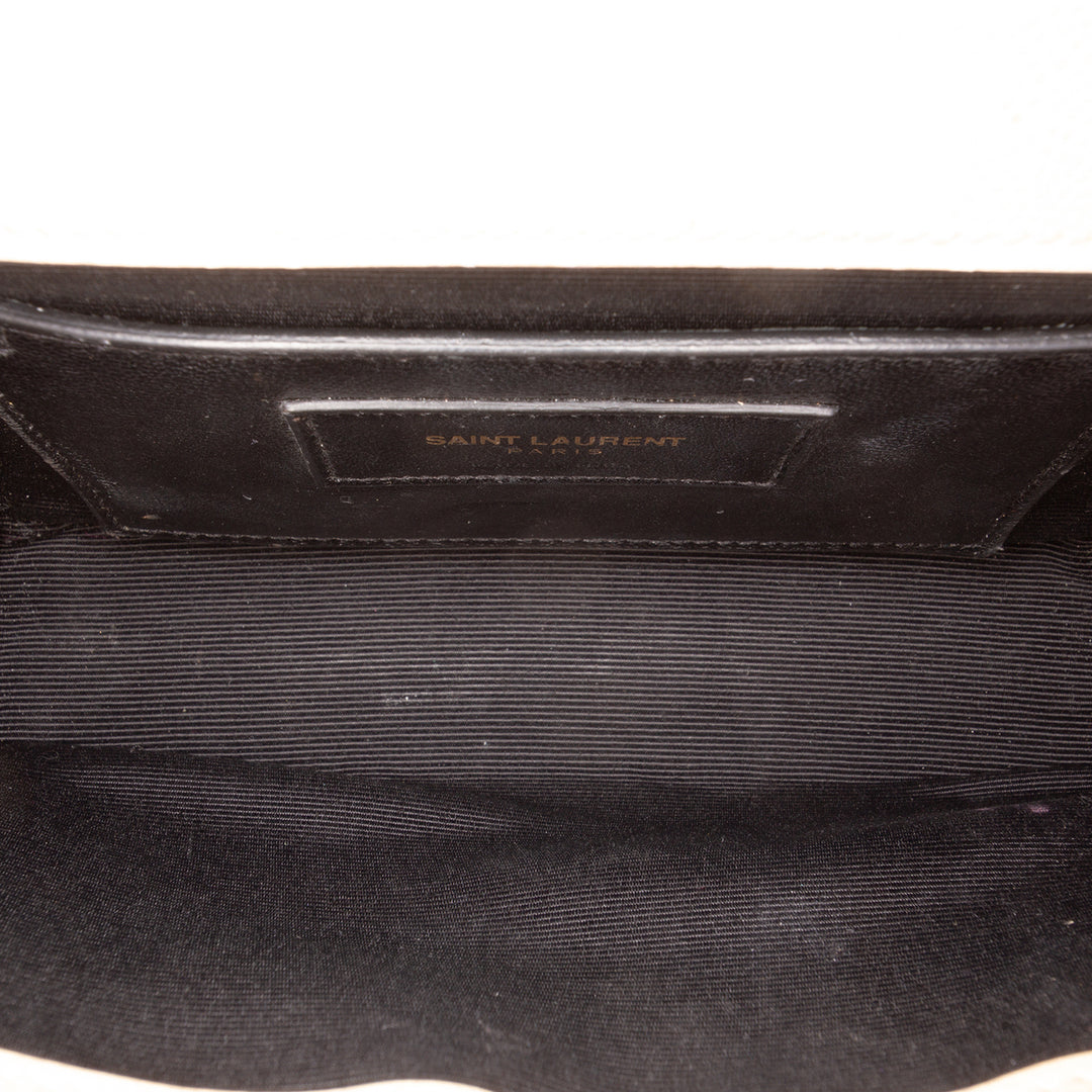 Saint Laurent Small Grain De Poudre Monogram Kate Sac porté croisé