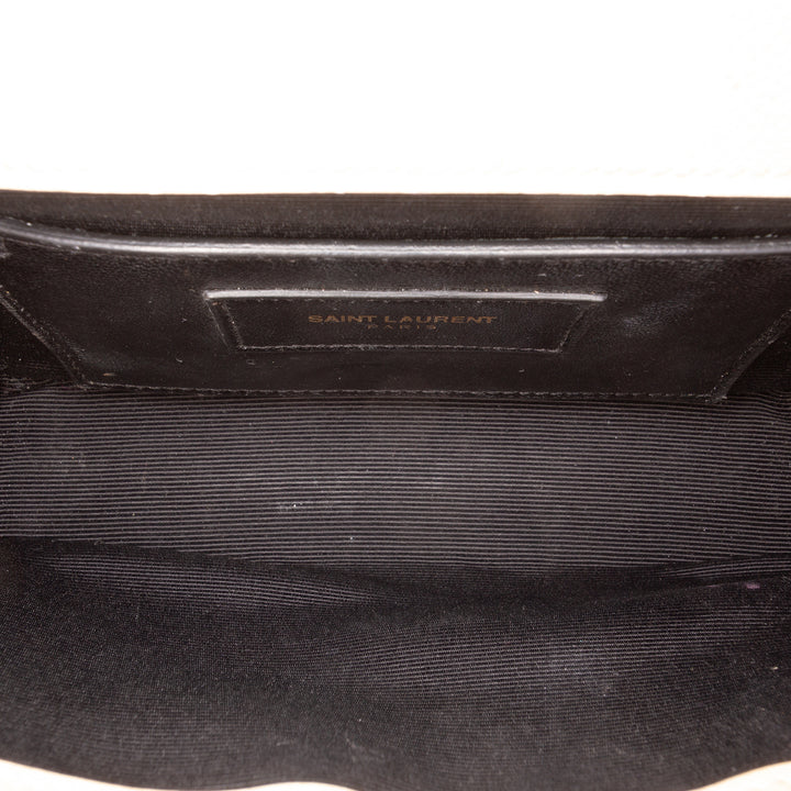 Saint Laurent Small Grain De Poudre Monogram Kate Sac porté croisé