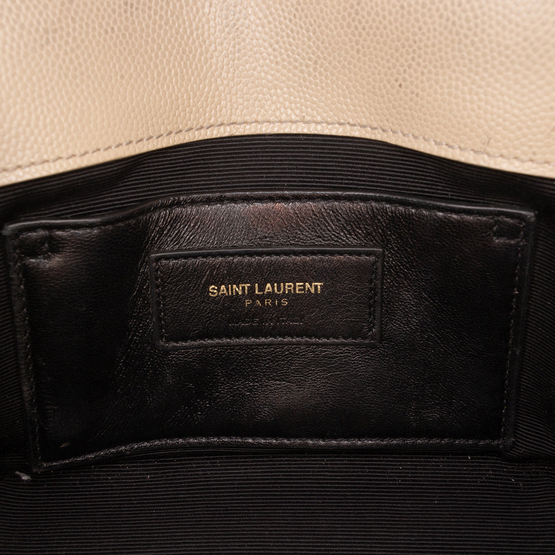 Saint Laurent Small Grain De Poudre Monogram Kate Sac porté croisé