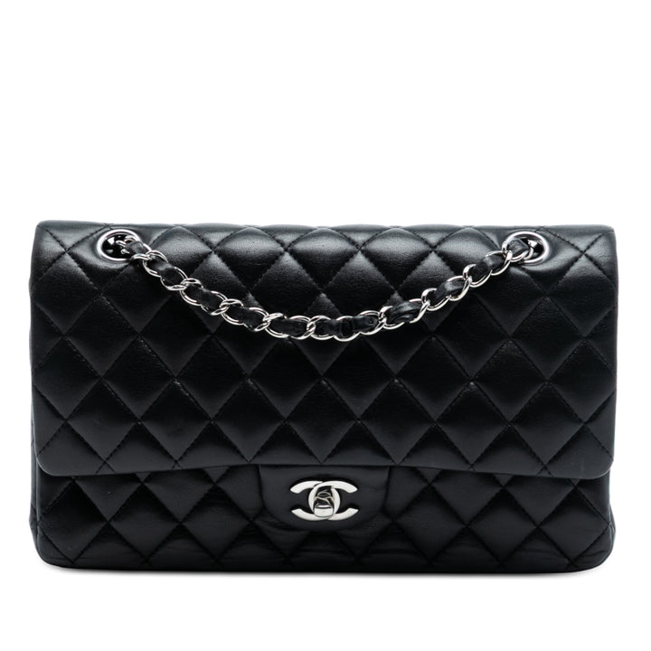 Chanel Medium Classic Cuir d’agneau Double rabat
