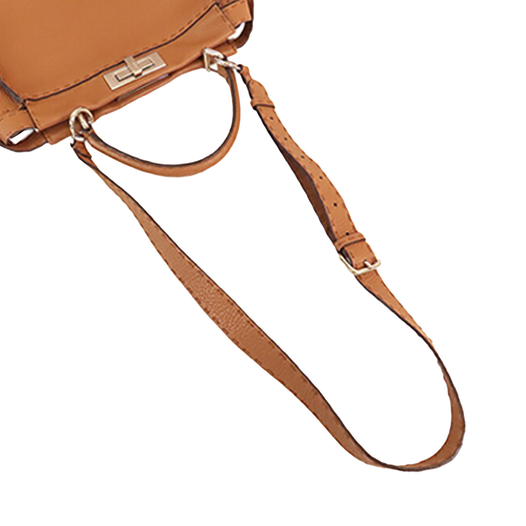 Fendi Medium Cuir Selleria Peekaboo Iconic Sac