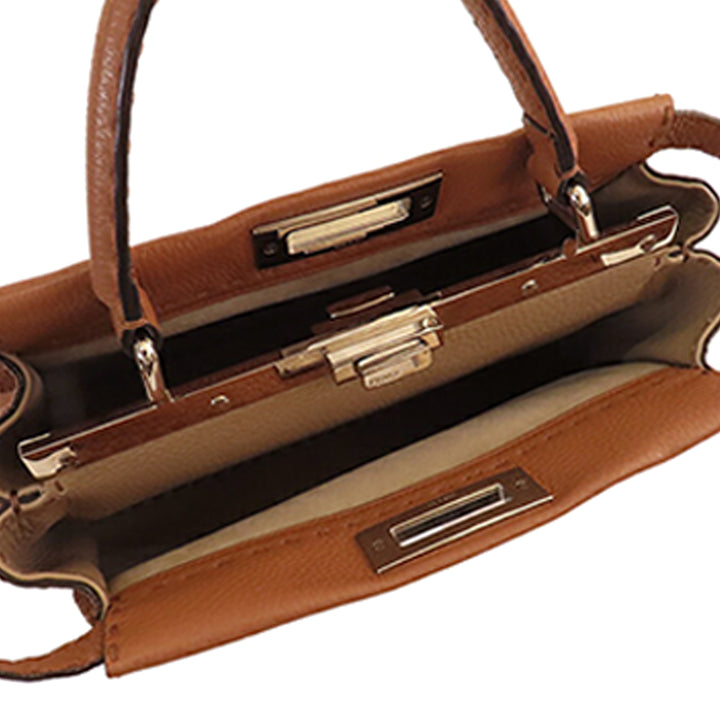 Fendi Medium Cuir Selleria Peekaboo Iconic Sac