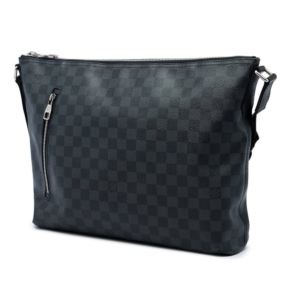 Louis Vuitton Sac bandoulière Mick Damier Graphite GM Noir – vue 2 – GABY PARIS