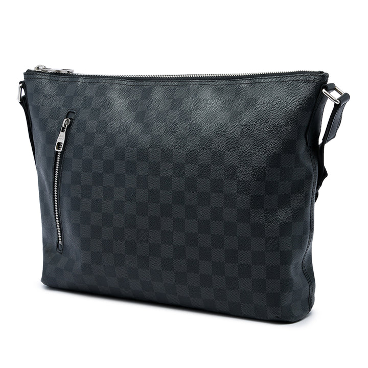 Louis Vuitton Sac bandoulière Mick Damier Graphite GM Noir – vue 2 – GABY PARIS