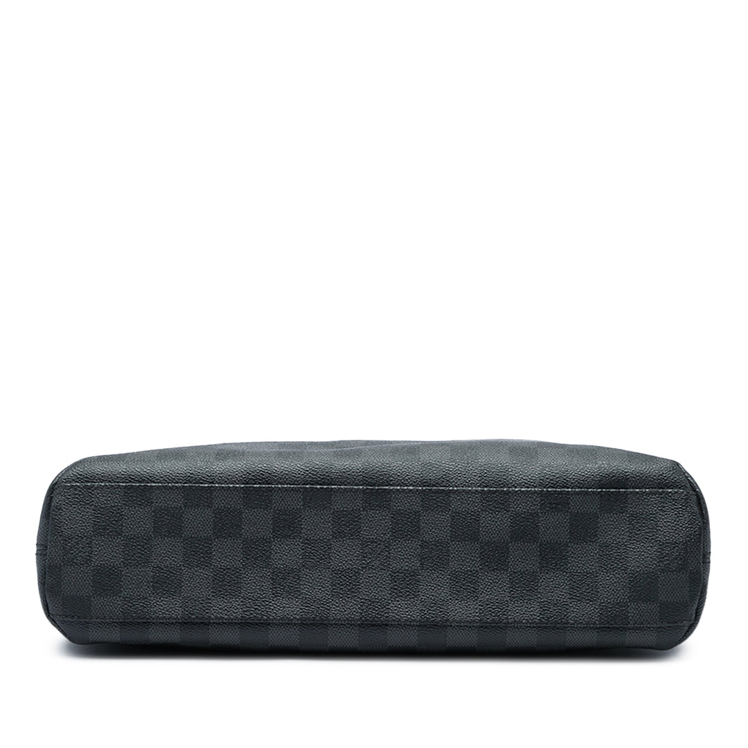 Louis Vuitton Sac bandoulière Mick Damier Graphite GM Noir – vue 3 – GABY PARIS