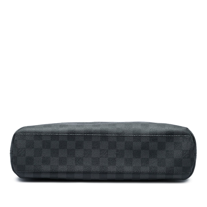 Louis Vuitton Sac bandoulière Mick Damier Graphite GM Noir – vue 3 – GABY PARIS