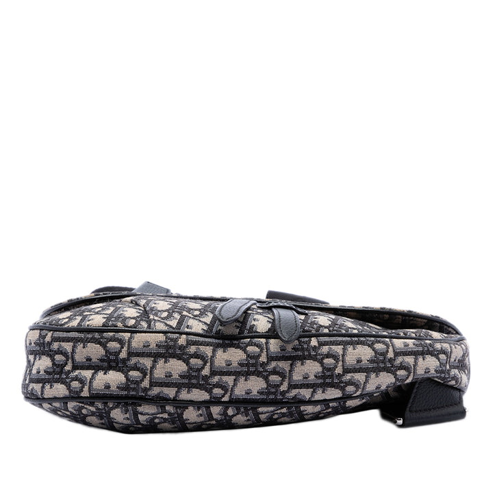 Saddle Sac Oblique Bleu