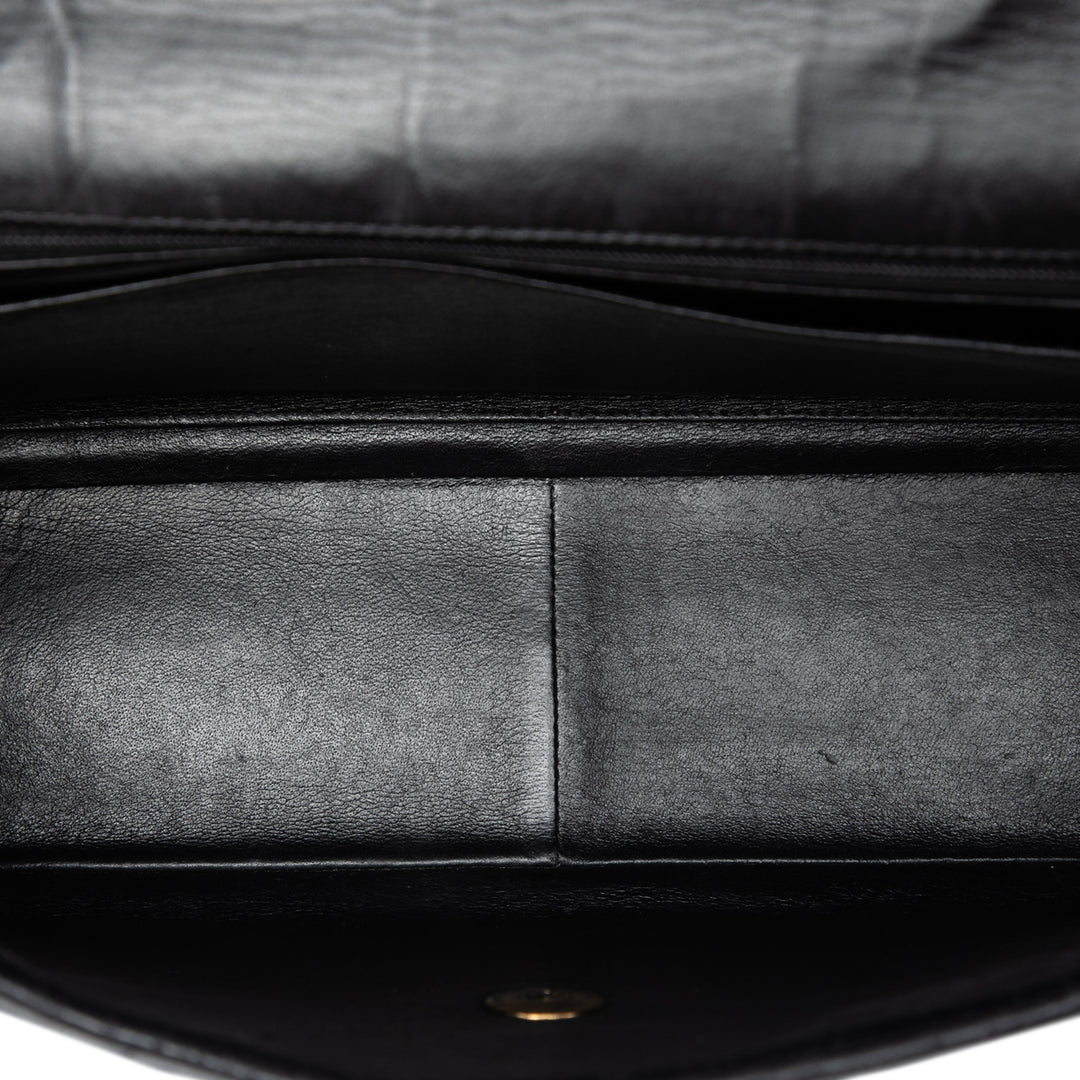 Chanel Jumbo XL Classic Cuir d’agneau Simple rabat