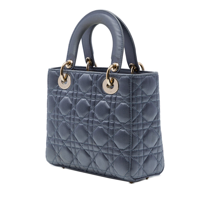 Dior Sac à main Lady Dior Cannage My ABCDior Petit Bleu – vue 2 – GABY PARIS