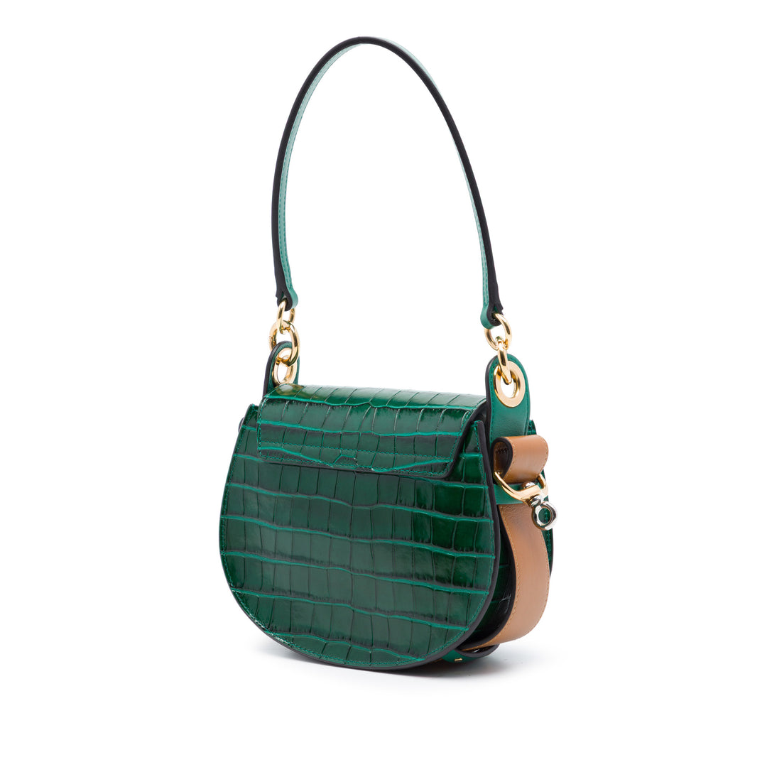 Chloé Small Croc embossé Cuir Tess Sac
