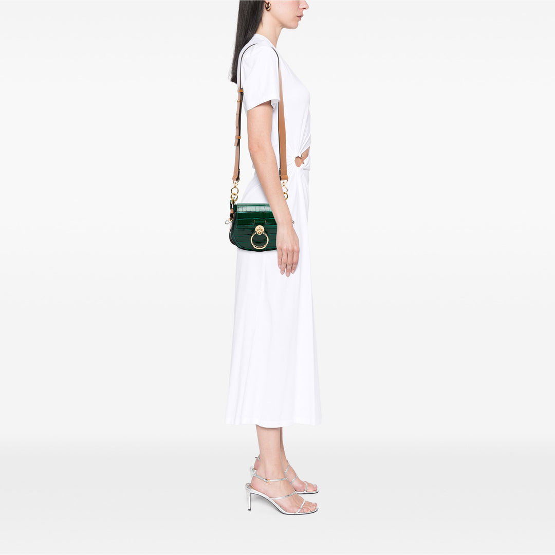 Chloé Small Croc embossé Cuir Tess Sac