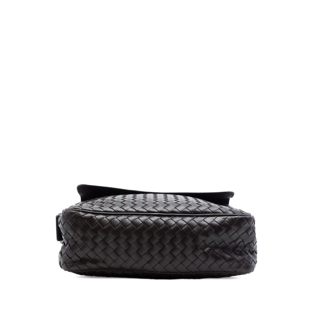 Bottega Veneta Nappa Intrecciato Front Pocket Sac porté croisé