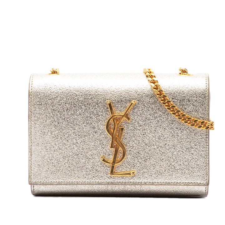 Saint Laurent Métallisé Kate Sac Petit Cuir de veau Doré – vue principale – GABY PARIS