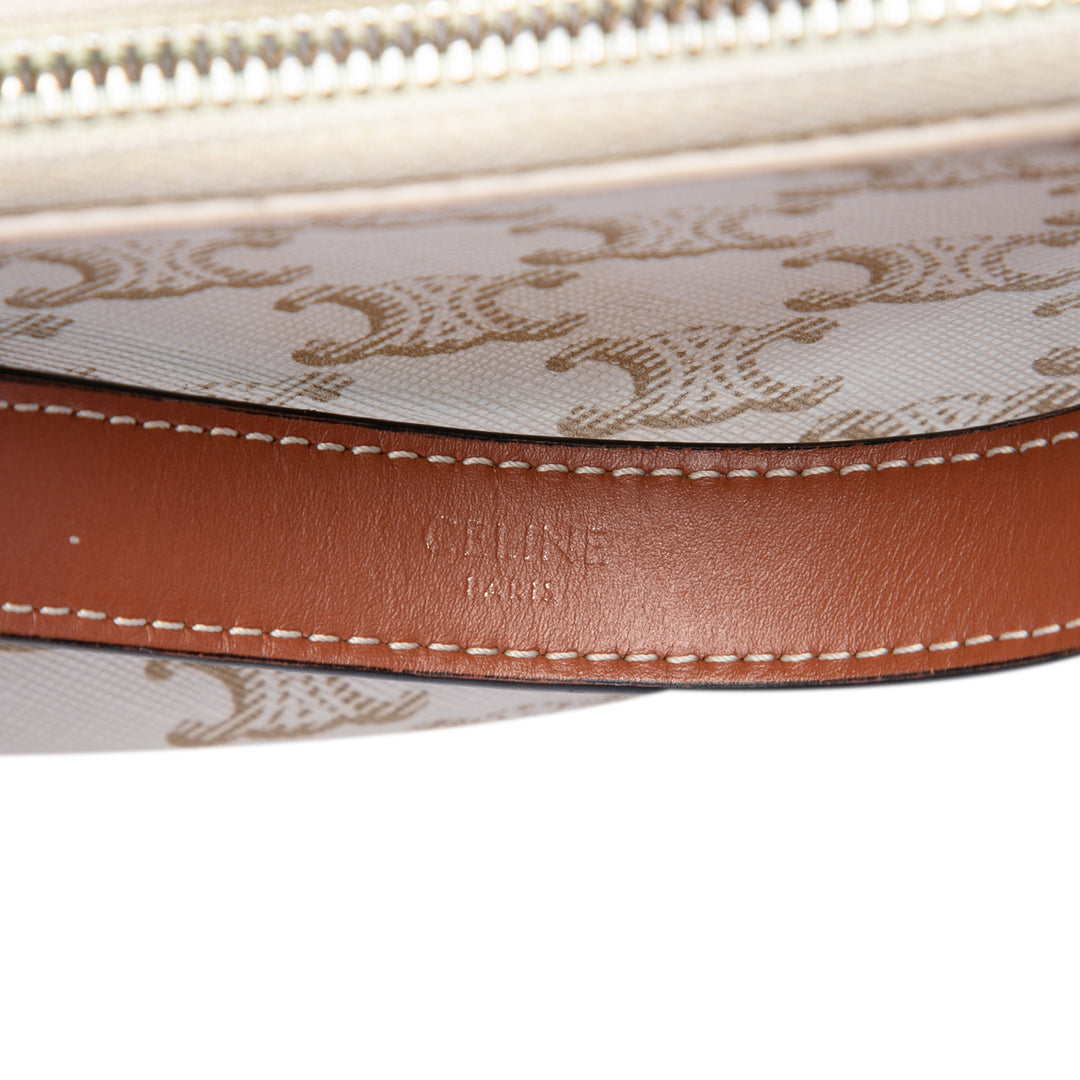 Celine Triomphe Ava Sac Moyen Triomphe enduite Marron