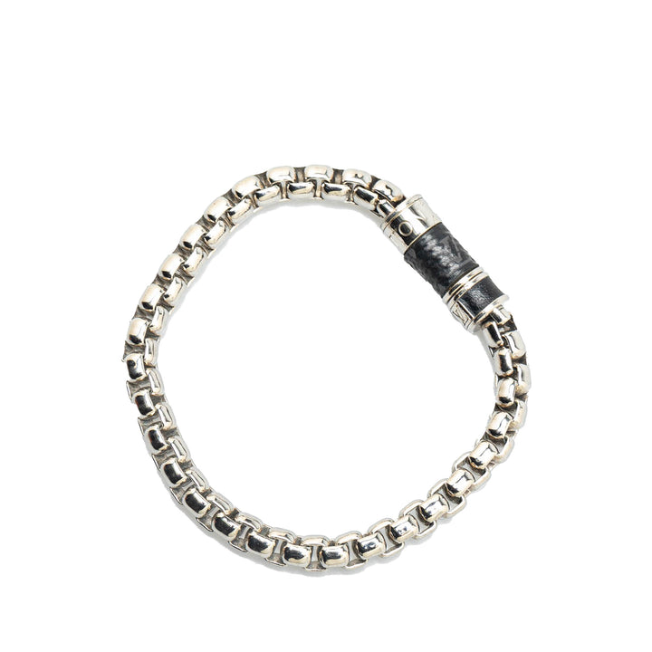 Monogram Eclipse Chain Bracelet Silver - Gaby Paris