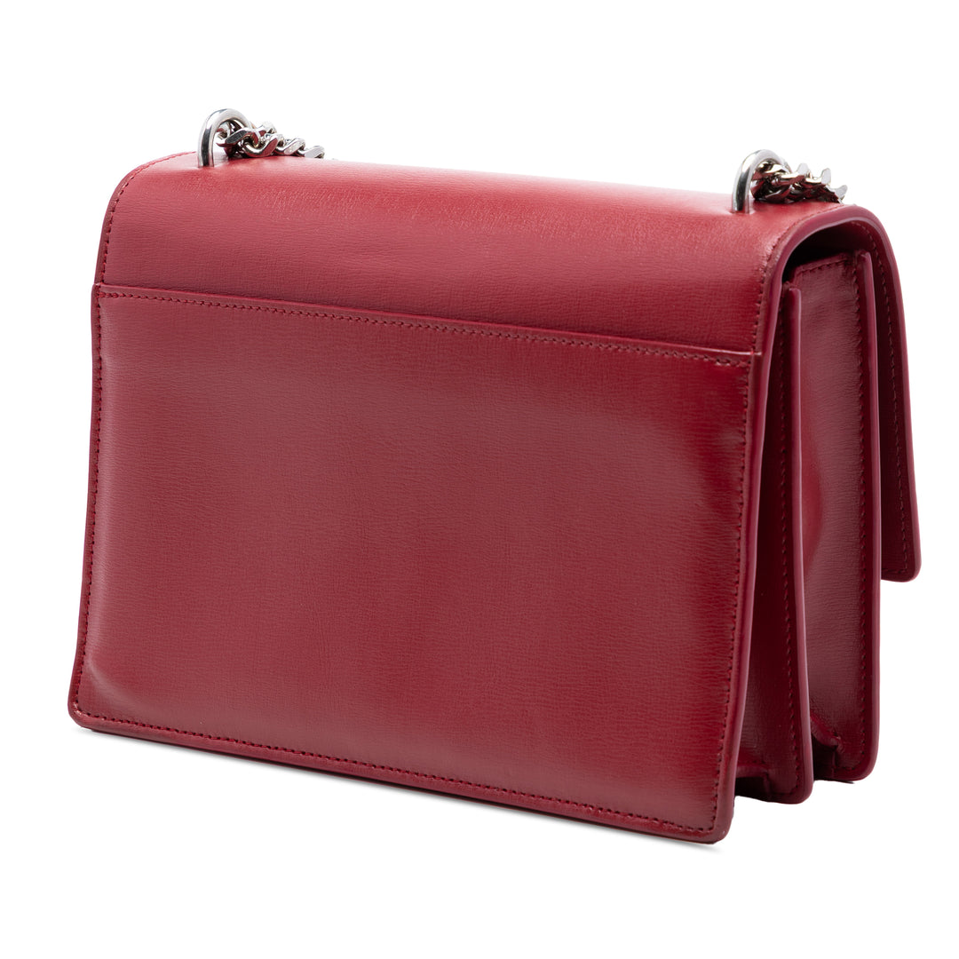 Saint Laurent Medium Cuir de veau Monogram Sunset Sac porté croisé