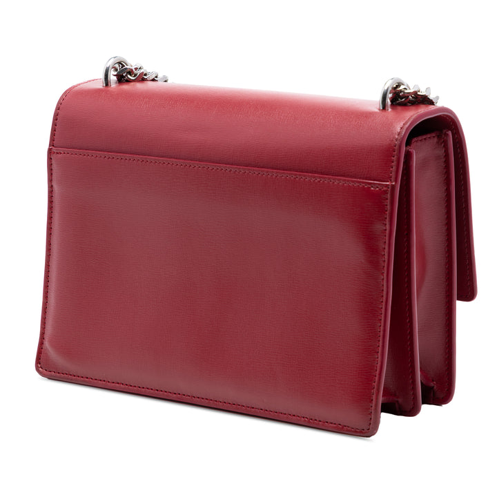 Saint Laurent Medium Cuir de veau Monogram Sunset Sac porté croisé