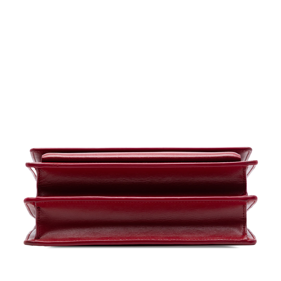 Saint Laurent Medium Cuir de veau Monogram Sunset Sac porté croisé