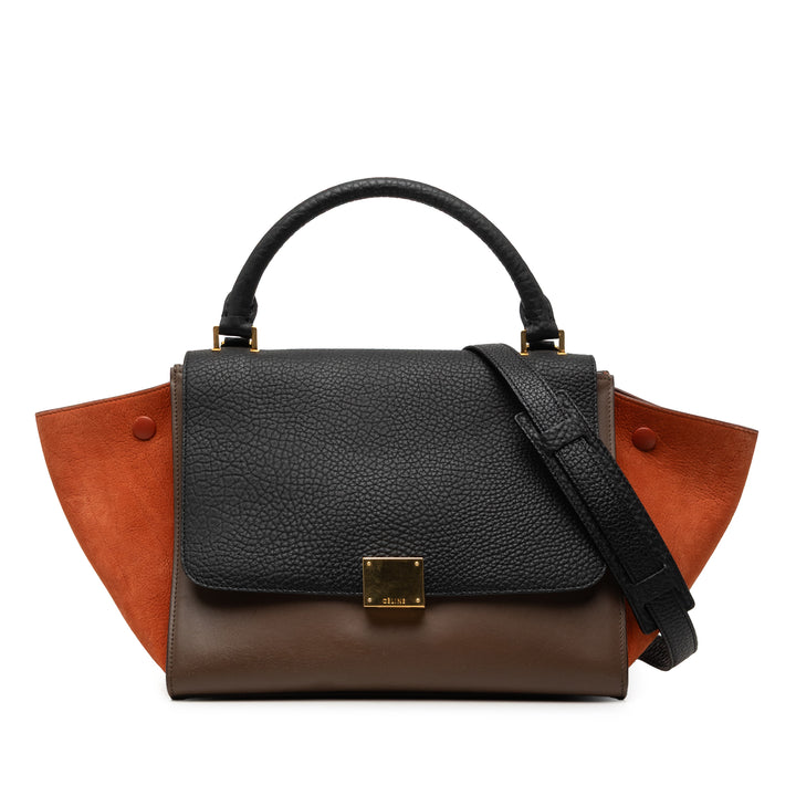 Tricolore Trapeze Sac Petit Noir