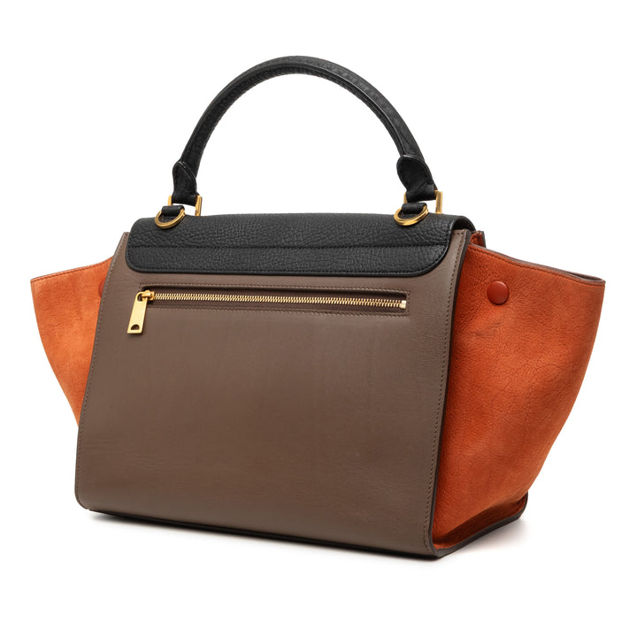 Tricolore Trapeze Sac Petit Noir