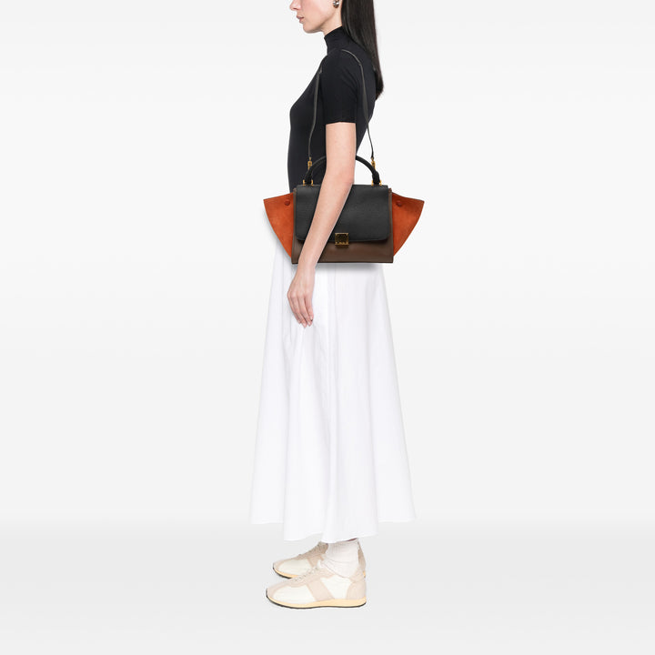 Tricolore Trapeze Sac Petit Noir