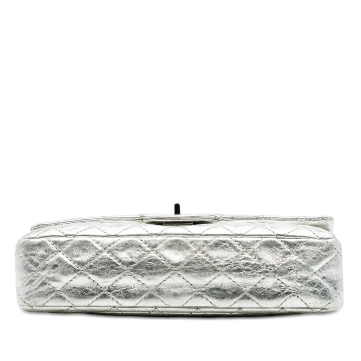 Chanel Metallic vieilli Cuir de veau Reissue 2.55 Double rabat 225