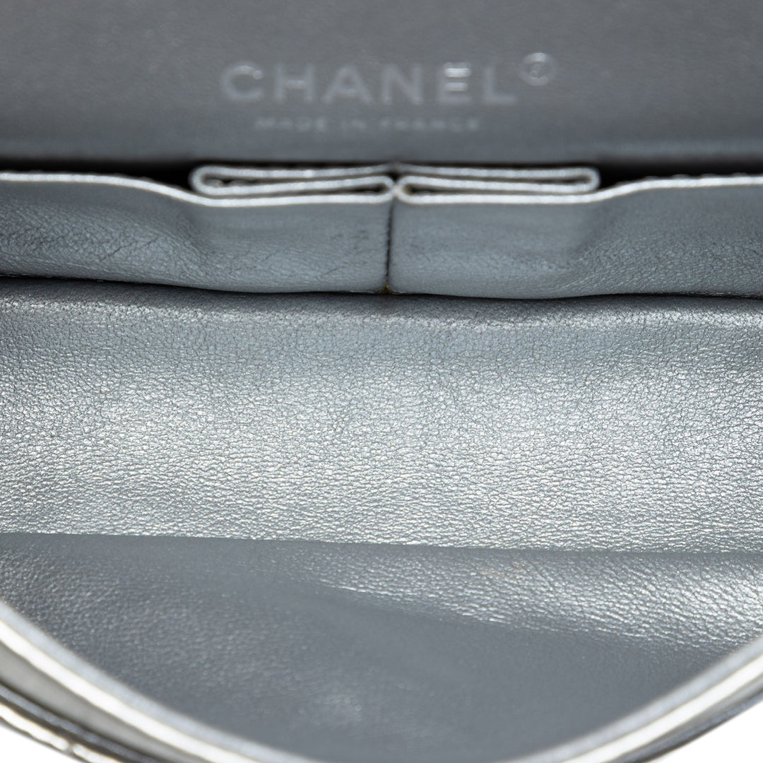Chanel Metallic vieilli Cuir de veau Reissue 2.55 Double rabat 225