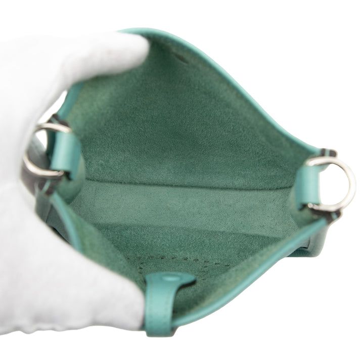 Hermès Sac bandoulière Evelyne I Epsom TPM Bleu – vue 4 – GABY PARIS