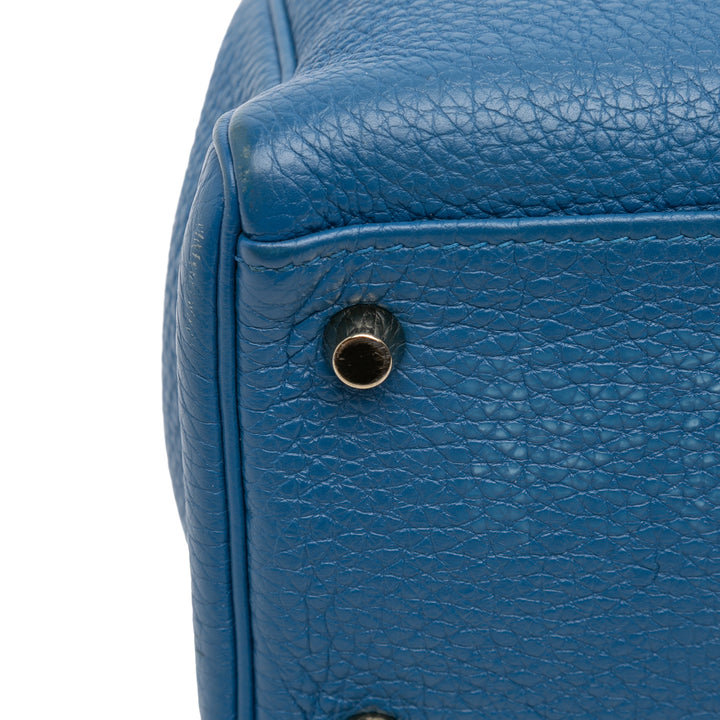 Hermès Togo Kelly II Retourne 32 Bleu