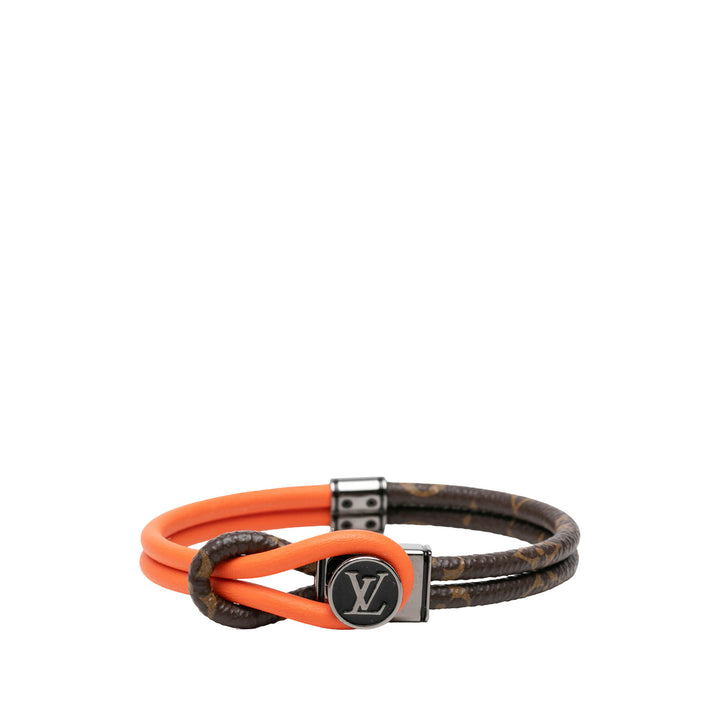 Louis Vuitton Bracelet Loop It Monogram Marron – vue principale – GABY PARIS