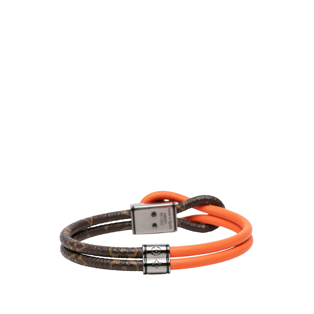 Louis Vuitton Bracelet Loop It Monogram Marron – vue 3 – GABY PARIS