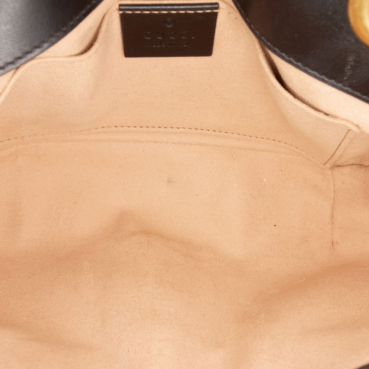 Gucci Small GG Marmont Matelasse Cuir Sac bandoulière