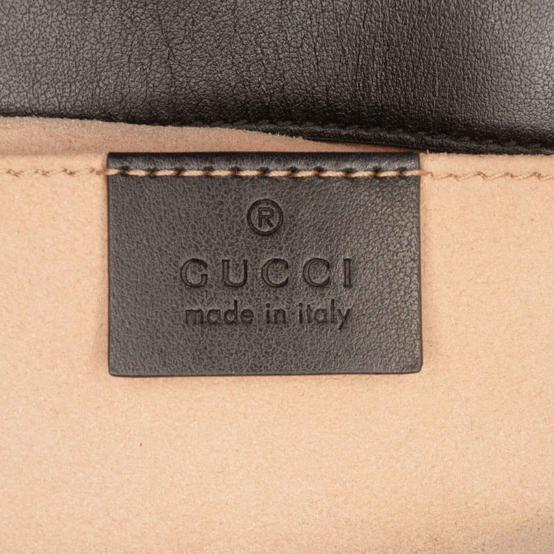 Gucci Small GG Marmont Matelasse Cuir Sac bandoulière