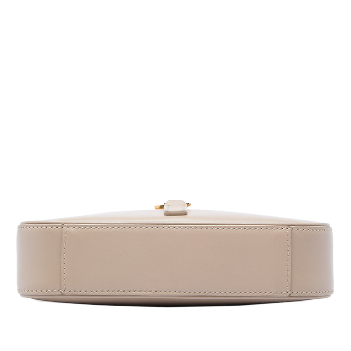 Saint Laurent Sac porté épaule Le 5 a 7 Mini Cuir de veau lisse Marron – vue 3 – GABY PARIS
