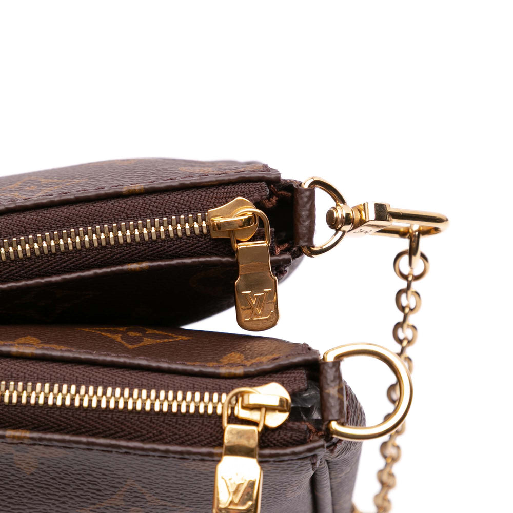 Monogram Multi Pochette Accessoires Brown - Gaby Paris