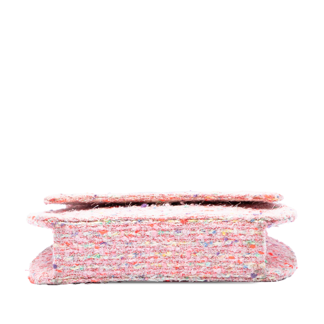 Chanel CC Confetti à rabat Tweed