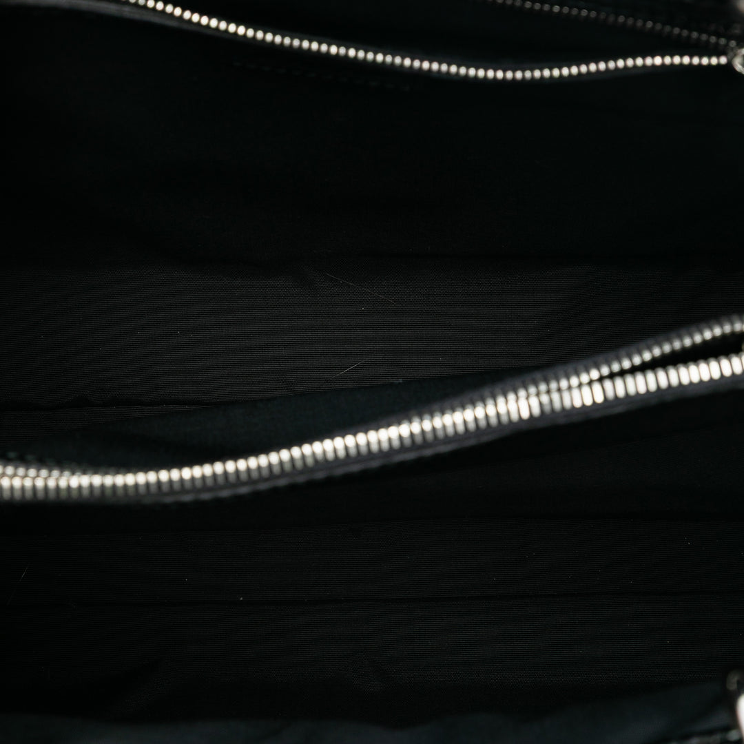 Dior Large Cuir verni Cannage Lady Dior Soft Shopping Cabas