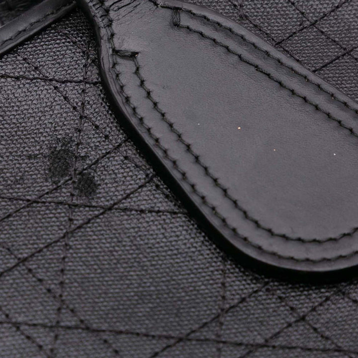 Dior Medium Coated Toile Cannage Panarea Cabas Noir – GABY PARIS Authentique