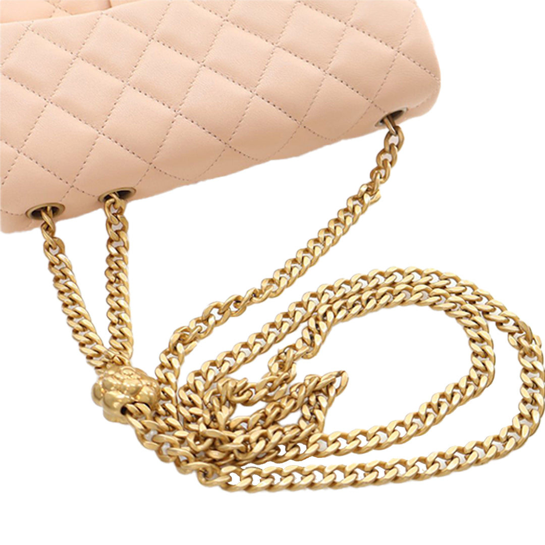 Chanel Mini Rectangular Classic Cuir d’agneau Sweet Camellia à rabat – GABY PARIS Authentique