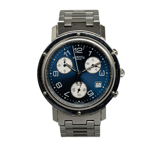 Quartz Stainless Steel Clipper Watch Silver - Gaby Paris