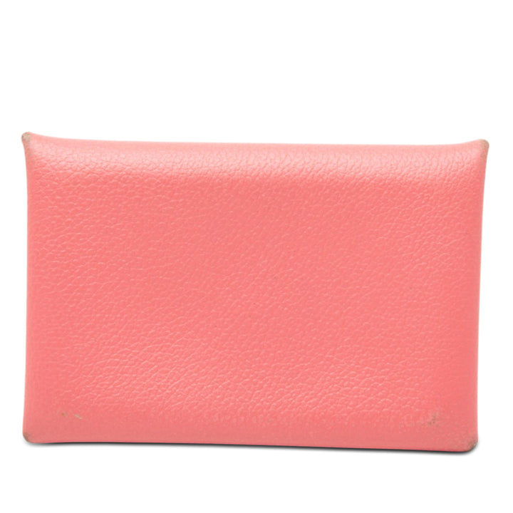 Hermès Chevre Mysore Calvi Porte-cartes Cuir