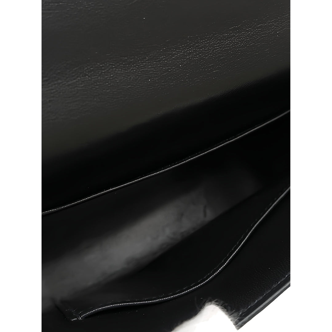Hermès Chevre Mysore Verrou Chaînee Mini Noir – vue 4 – GABY PARIS