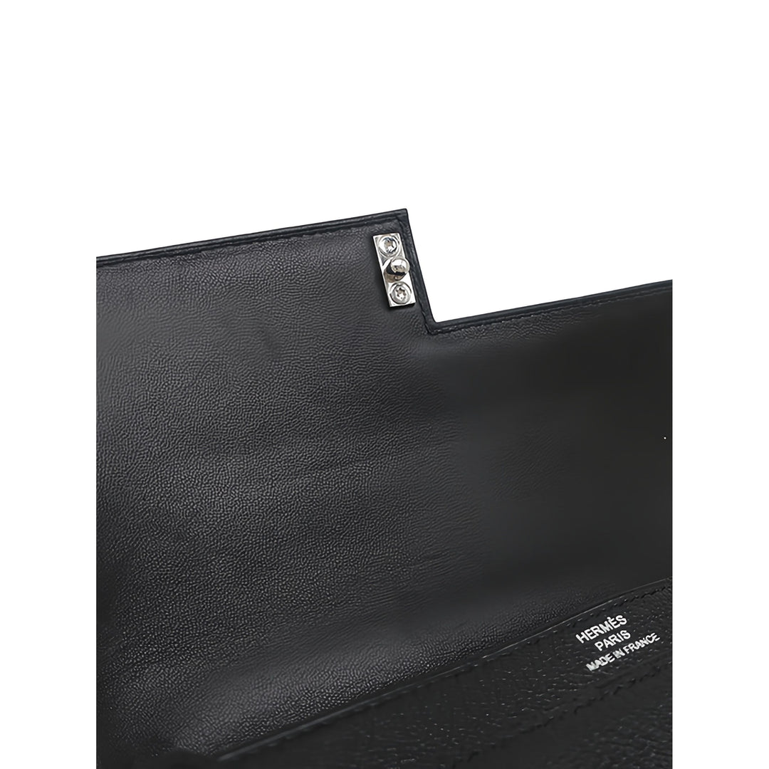 Hermès Chevre Mysore Verrou Chaînee Mini Noir – vue 8 – GABY PARIS