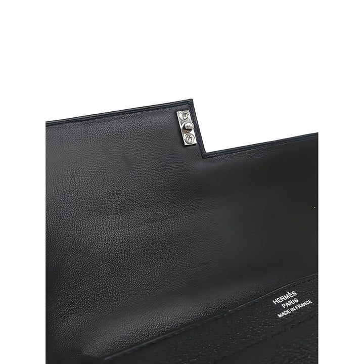 Hermès Chevre Mysore Verrou Chaînee Mini Noir – vue 8 – GABY PARIS