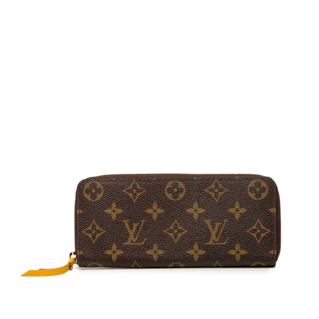 Louis Vuitton Portefeuille long Monogram Marron – vue principale – GABY PARIS