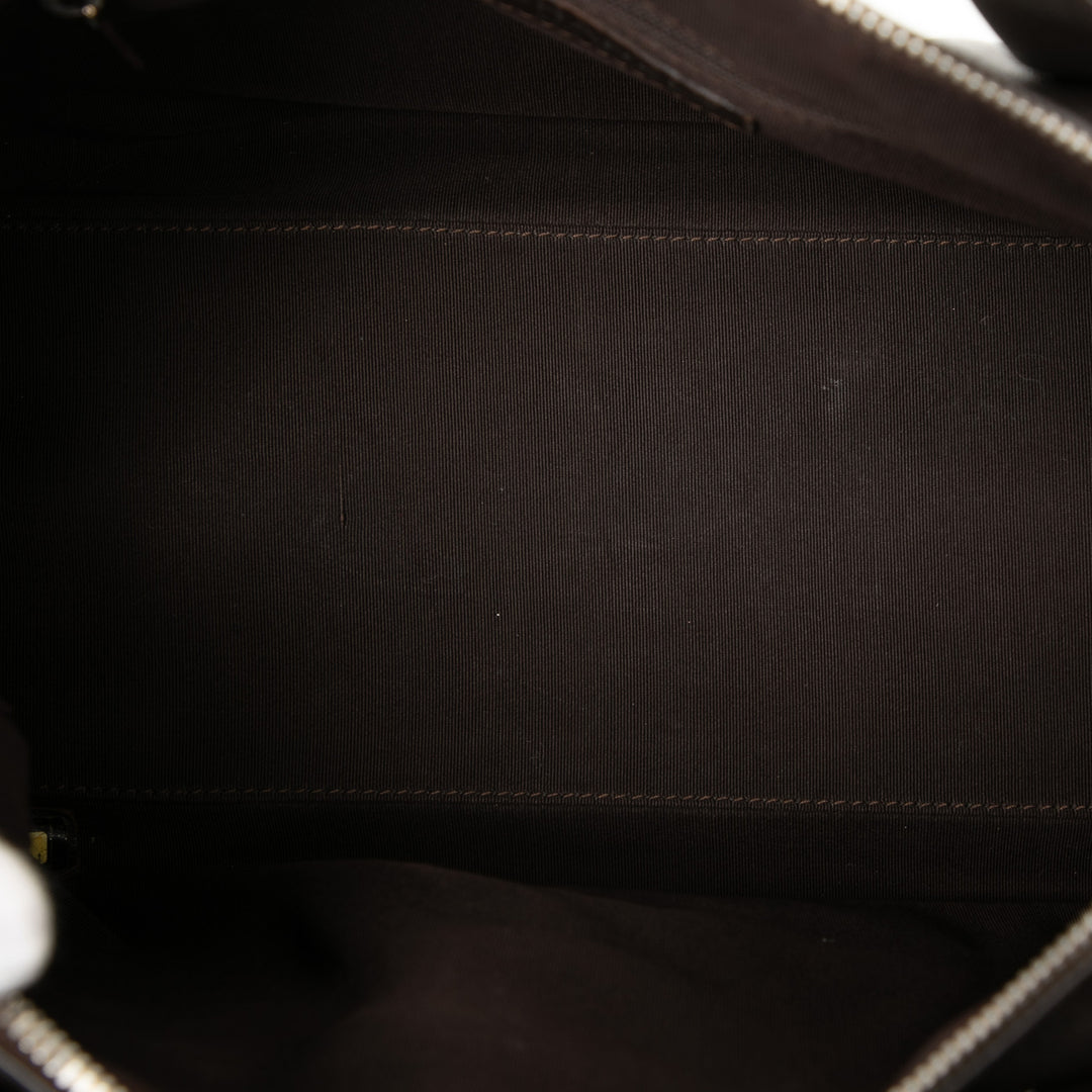 Chanel Medium Chevron Cuir d’agneau All Day Long Bowling Sac